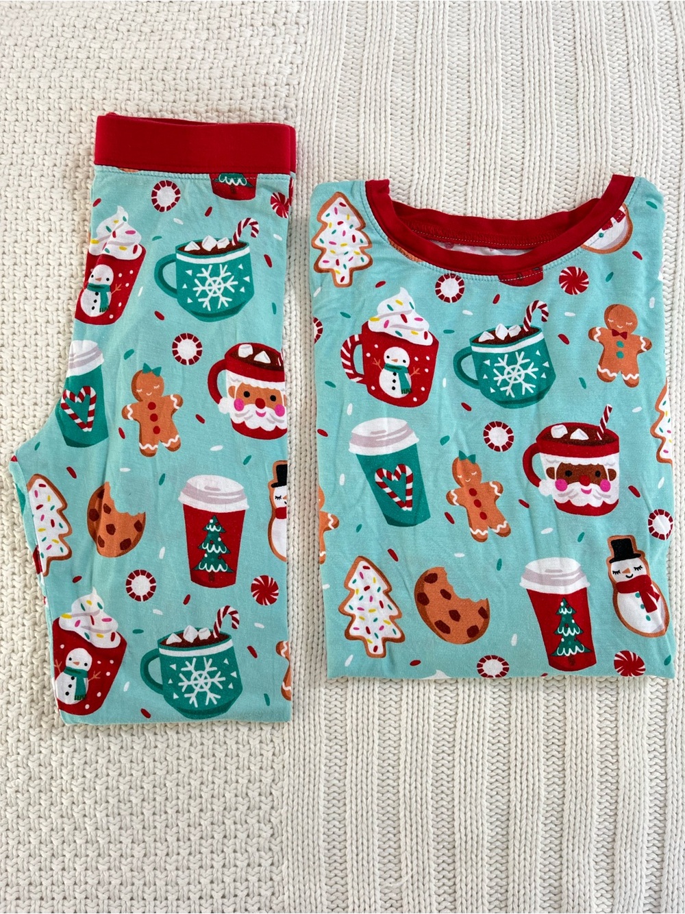 Little Sleepies Toddler Bamboo Holiday Matching Pajama Set Size 4T Unisex